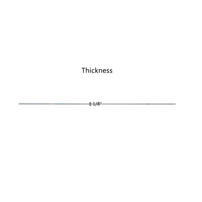 Clear Acrylic Plexiglass Sheet - 1/8" Thick Cast - 12"