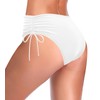 SHEKINI Femenino Ruchado Bikini Bikini Bikini Bottom Lado Nadar Tankinis