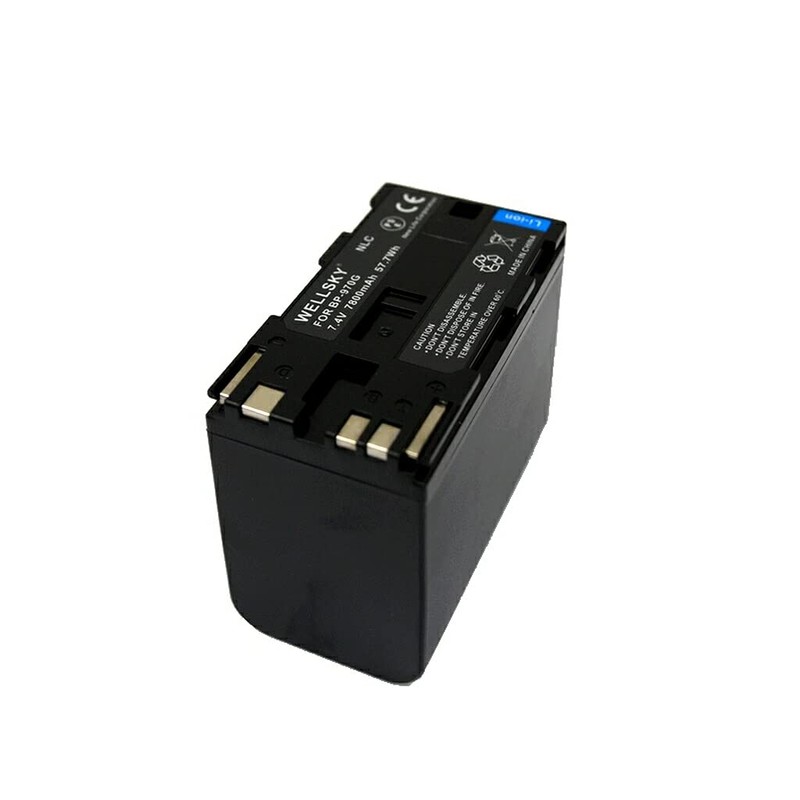 WELLSKY BP-975 BP-970G 互換バッテリー [ 純正品と同じよう使用可能 純正充電器で充電可能 残量表示可能 ] キヤノン