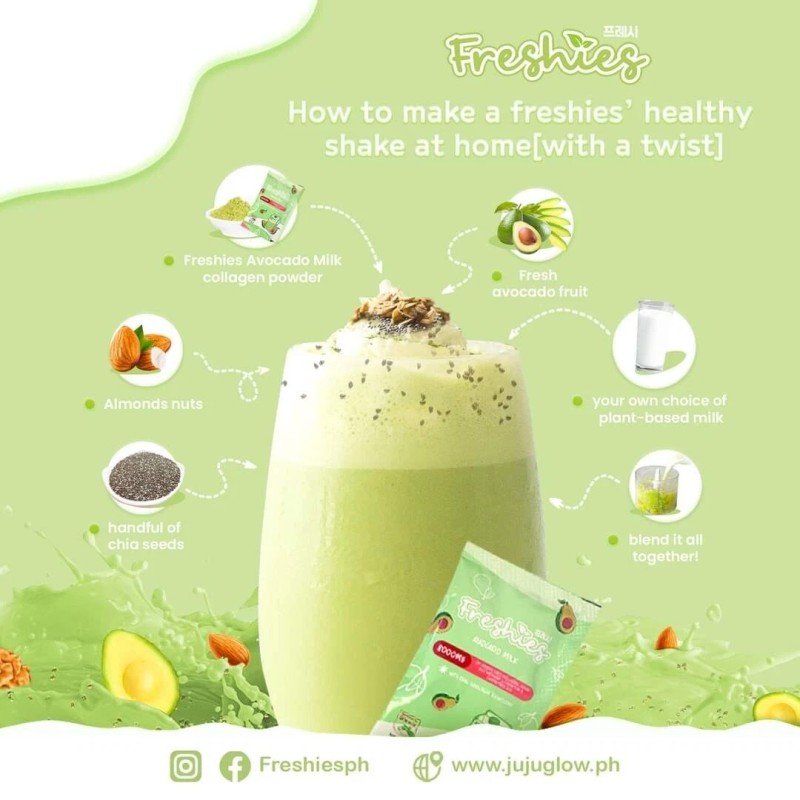 Juju Glow Freshies Avocado Milk by Juju Glow 10 sachets