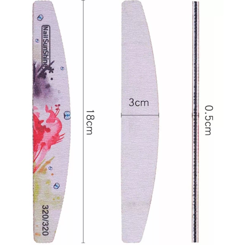 Xiaoya 5 Limas Para Uñas 80 100 180 240 320