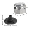 Qiping Waterproof Trailer Socket 13-Pin Metal Socket with Seals, Cable