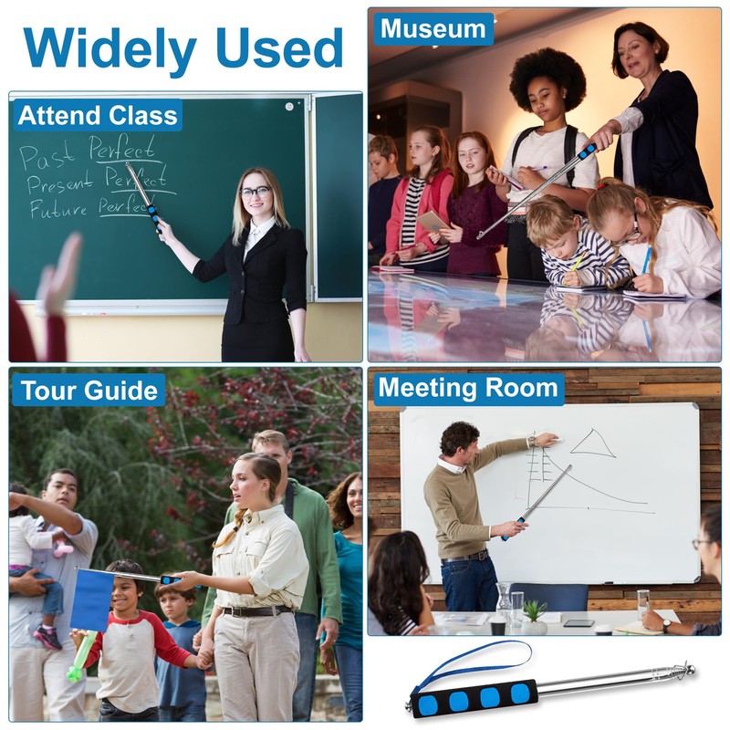 Telescopic Flag Pole 2M Stainless Steel Handheld Flag Pole Portable