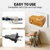 MAXKOSKO 4 PCS Freeze Thermostatically Controlled Outlet，Automatically Turn On Below