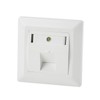 Fibre Optic Junction Box 1x Duplex LC-APC Keystone LWL Surface-Mounted