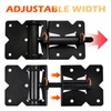 Heavy Duty Self-Closing Gate Hinges for Vinyl & Wooden Fence