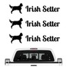 siviwonder Irish Setter Red Sticker Set of 3 Dog Stickers