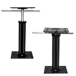 House Jacks for Leveling, 2 PCS Adjustable Jack Post 11"-16" Basement Floor Jack, Screw Floor Jack Post Supports Stabilizer Jacks for House Foundation, Stairs, Porches, Roof Beams