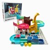 WangCow 62Pcs Marble Run Classic Big Blocks Toys Set, Stem