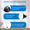 juttilax Swing Arm Desk Lamp for Home Office 360°Adjustable,Tall Metal