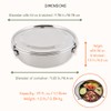 Life Without Plastic Round Stainless Steel Airtight Take-Out Container with