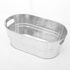 Perfeclan Galvanised Bucket, Classic Oval Ice Bucket, Large Galvanized Oval
