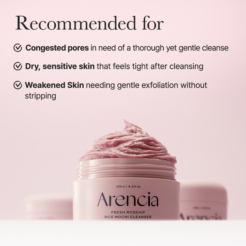ARENCIA [ARENCIA]*renew* Fresh Rosehip Rice Mochi Cleanser 120g