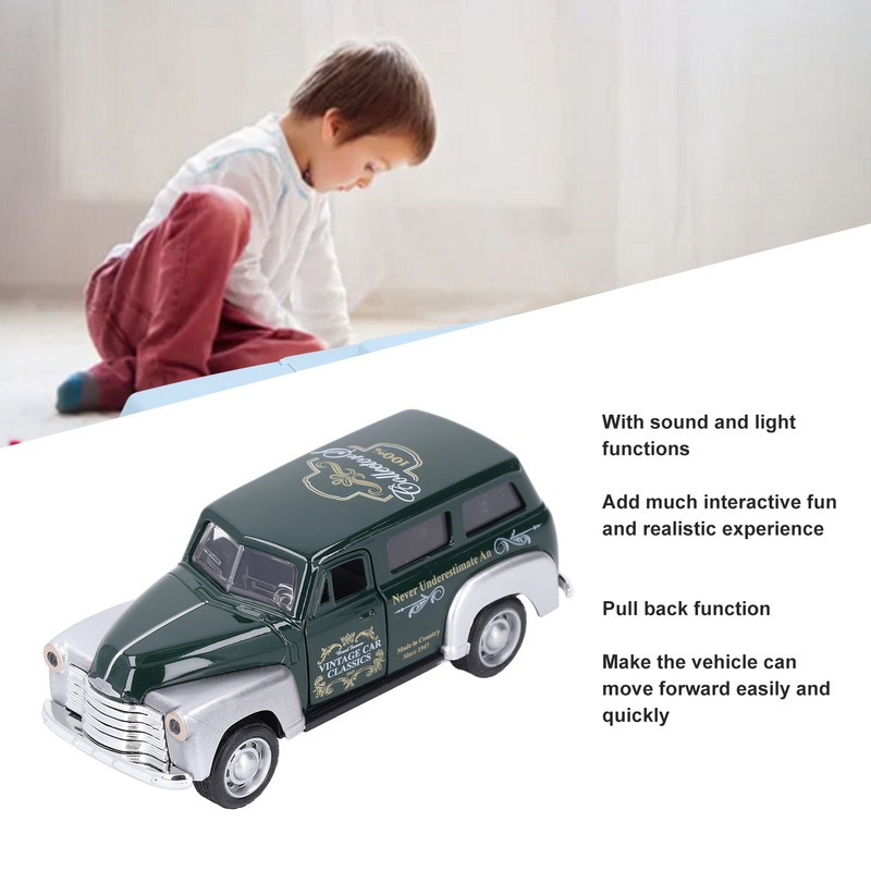 1:32 Scale Kids Pull Back Vehicle Toy Openable Door Alloy