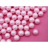 8 Ounce 10MM Pink Edible Candy Beads For Decorating Wedding