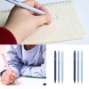 SEIWEI 6Pcs Pastel Pencils Set Triangle Bar Mechanical Pencils Retractable