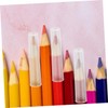 Angoily 20pcs Transparent Pencil Tip Covers Replaceable Caps for Secure