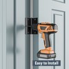 3 Pack Door Hinges 3.5 Inch with Square Corner, Matte