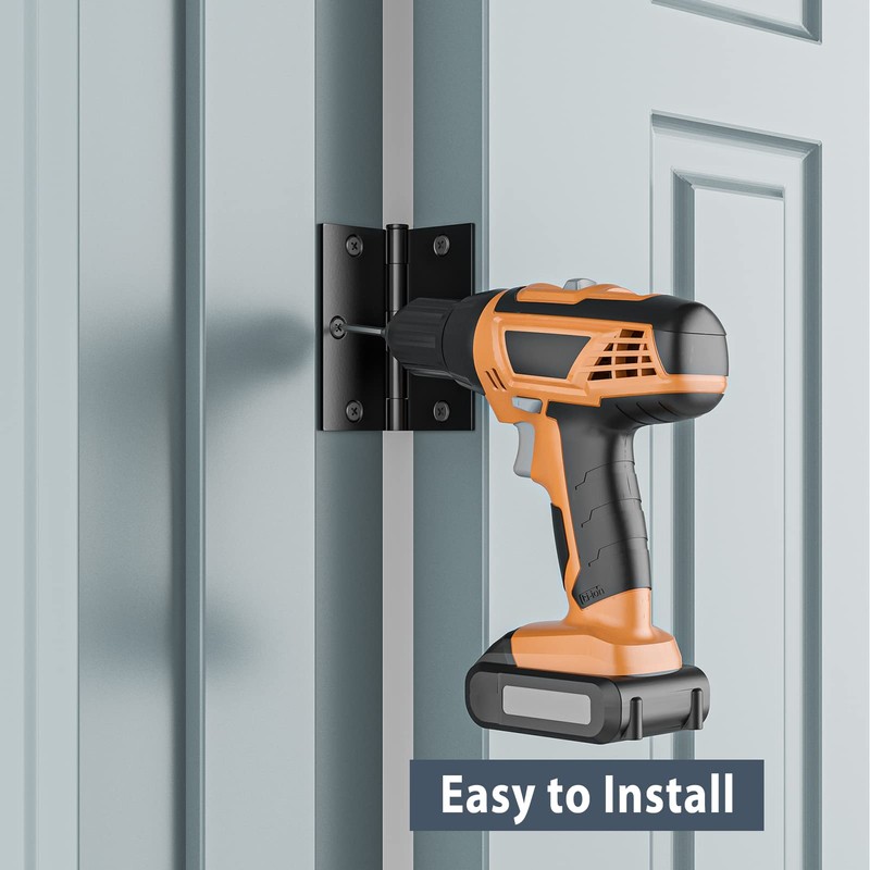 3 Pack Door Hinges 3.5 Inch with Square Corner, Matte