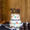 Decoración para tarta de cumpleaños para niños y niñas Auto