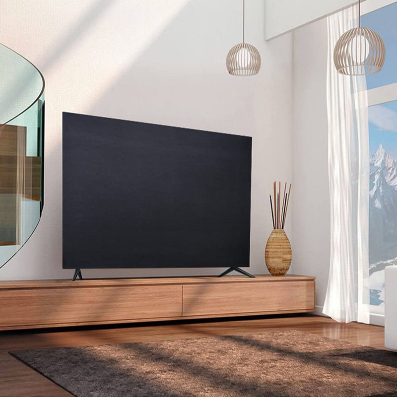 Indoor TV dust cover black, elasticity soft cloth adaptive screen