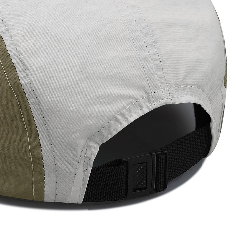 Clakllie Waterproof 5 Panel Baseball Cap Men Women Flat Brim