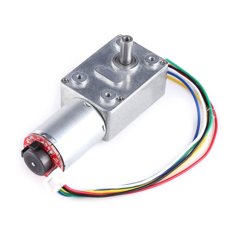 12V High Torque Worm Geared Motor, Geared Motor, DC Motor