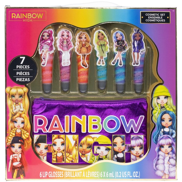 Townley Girl Rainbow High 7 Pcs Makeup Set with 6