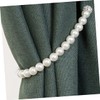 BESPORTBLE Curtain Tie Magnetic Holdbacks Pearl Tie Back Straps 20CM