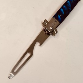 Golden Sun Bottle Opener 9” Quick Open By Pushbutton - One Piece utensil
