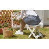 Astro Gardening Apron, Short Length, Navy x Stripe, Saron, Waist