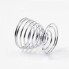 1 x Metal Egg Cup Spiral Kitchen Breakfast Hard Boiled
