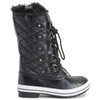 Polar Womens Snow Boot Quilted Tall Winter Snow Waterproof Warm