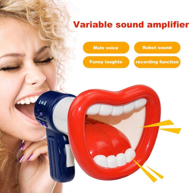 Funny Voice Speaker Hand Microphone Voice Changer Recorder Learning Toy
