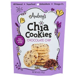 AUDREYS CHIA Chia Chocolate Chip Cookies, 4 OZ