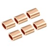 PATIKIL Pack of 6 Copper Wire Rope Crimping Loop Sleeve