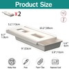 SVNNELP 2Pack Under Table Desk Drawer Storage Organizer Slide Out,