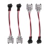 4pcs Fuel Injector Harness Adapter for DENSO Female to EV1