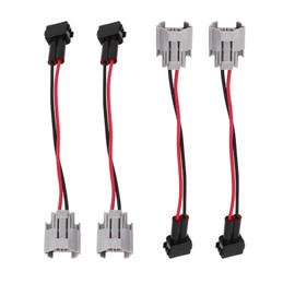 4pcs Fuel Injector Harness Adapter for DENSO Female to EV1 A Male Adapter Plug Replacement for Civci K20 K24