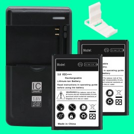 For Alcatel Rechargeable 2x 1350mAh Battery Charger for Alcatel OT-155 OT-890 OT-808 OT-891