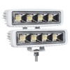 EXZEIT Waterproof Led Boat Lights, 2 pc 72W Deck/Dock Marine