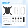 ID-COOLING FX240 INF White 240mm Liquid CPU Cooler, AIO Cooler