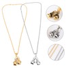 CHILDWEET 2pcs Set Boxing Glove Necklace Style Jewelry Necklace Boxing
