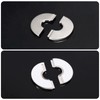 BathAce Shower Arm Flange, Stainless Steel Replacement Wall Split Flange/Escutcheon
