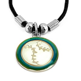 FORGIVEN JEWELRY Baseball Mood Necklace Color Change Pendant Philippians 413