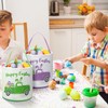 Cosblank 8 Pcs Easter Cute Basket Storage Empty Canvas Basket