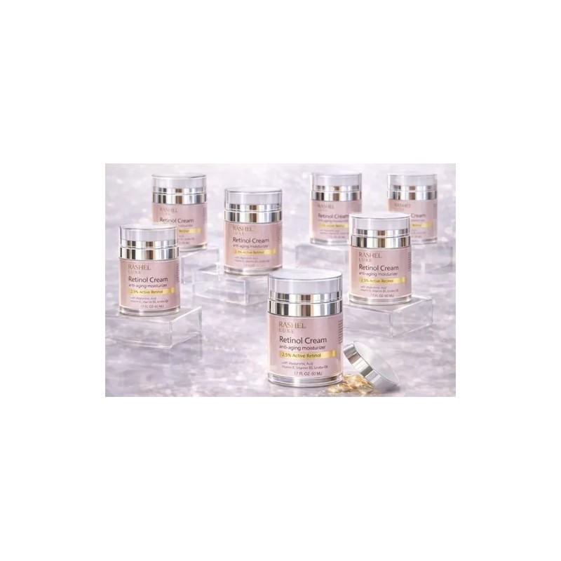 Crema Facial Rtinol Puro 2,5%, Arrugas, Hidratante, Suaviza