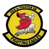 334th Fighter Squadron Fighting Eagles Patch – with Hook and
