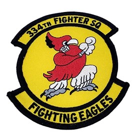 334th Fighter Squadron Fighting Eagles Patch – with Hook and Loop