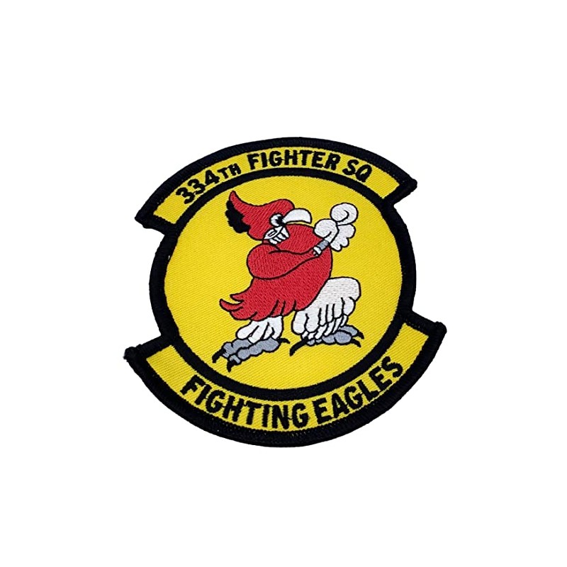 334th Fighter Squadron Fighting Eagles Patch – with Hook and